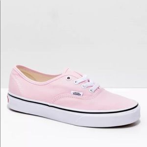 PINK AUTHENTIC VANS